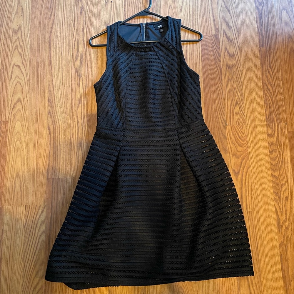 Mossimo black sleeveless mesh dress- Medium